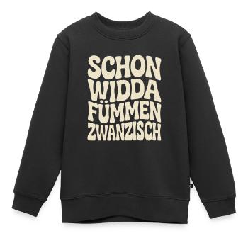 Widda Fümmen Zwanzisch fête déjà ses 50 ans - Sweat Premium enfant bio - noir - Devant - AI Model Kid Female (0cm)