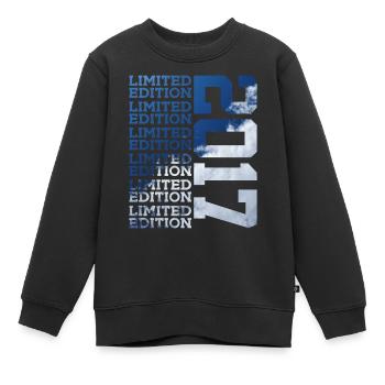 9 ANS ÉDITION LIMITÉE 2017 9E ANNIVERSAIRE - Sweat Premium enfant bio - noir - Devant - AI Model Kid Female (0cm)