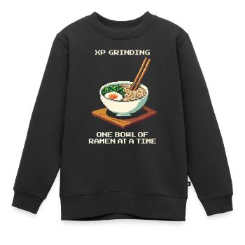 XP-Grind mit Ramen | Japan Foodie Tokio - Kinder Premium Organic Sweatshirt - Schwarz - Vorne - AI Model Kid Female (0cm)