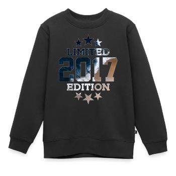 ÉDITION LIMITÉE 2017 9E ANNIVERSAIRE - Sweat Premium enfant bio - noir - Devant - AI Model Kid Female (0cm)