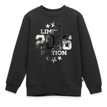 ÉDITION LIMITÉE 2016 10E ANNIVERSAIRE - Sweat Premium enfant bio - noir - Devant - AI Model Kid Female (0cm)