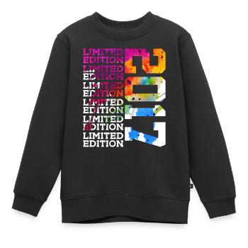 ÉDITION LIMITÉE 2017 9 ANS 9E ANNIVERSAIRE - Sweat Premium enfant bio - noir - Devant - AI Model Kid Female (0cm)
