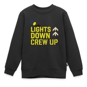 Theatertechnik-crew Bühnentechniker Ton - Kinder Premium Organic Sweatshirt - Schwarz - Vorne - AI Model Kid Female (0cm)