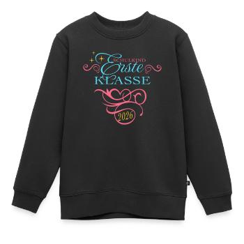 Enfant scolaire 2026 - Inscription scolaire - Première année - Sweat Premium enfant bio - noir - Devant - AI Model Kid Female (0cm)