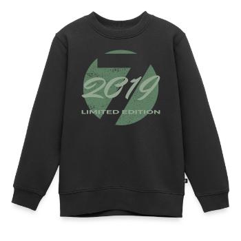 7e anniversaire 2019 cadeau garçons et filles - Sweat Premium enfant bio - noir - Devant - AI Model Kid Female (0cm)