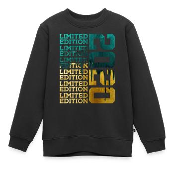 ÉDITION LIMITÉE 2020 6 ANS 6E ANNIVERSAIRE - Sweat Premium enfant bio - noir - Devant - AI Model Kid Female (0cm)