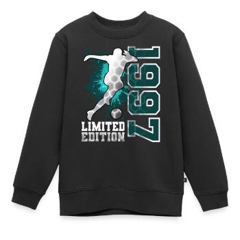 1997 Geburtsjahr Geburtstag - Kinder Premium Organic Sweatshirt - Schwarz - Vorne - AI Model Kid Female (0cm)