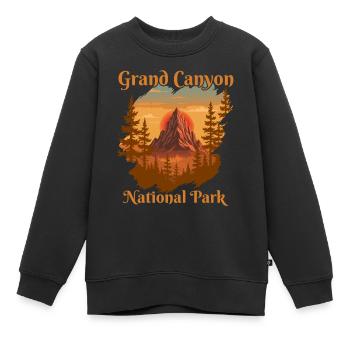 Grand Canyon Nationalpark - Kinder Premium Organic Sweatshirt - Schwarz - Vorne - AI Model Kid Female (0cm)