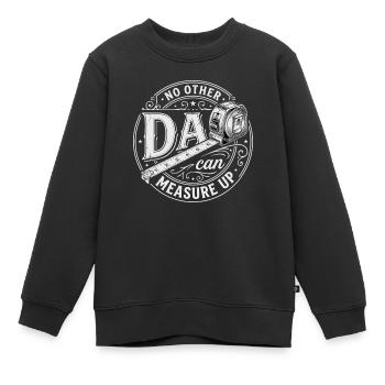 Aucun autre père ne peut rivaliser - Sweat Premium enfant bio - noir - Devant - AI Model Kid Female (0cm)