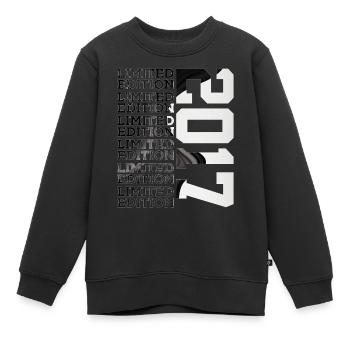 9 ANS ÉDITION LIMITÉE 2017 9E ANNIVERSAIRE - Sweat Premium enfant bio - noir - Devant - AI Model Kid Female (0cm)