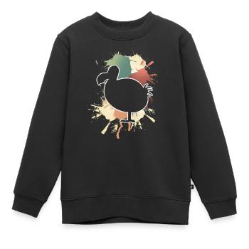 dodo - Sweat Premium enfant bio - noir - Devant - AI Model Kid Female (0cm)