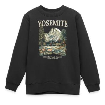 Yosemite-Nationalpark-Souvenir - Kinder Premium Organic Sweatshirt - Schwarz - Vorne - AI Model Kid Female (0cm)
