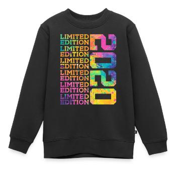 ÉDITION LIMITÉE 2020 - 6 ANS - 6E ANNIVERSAIRE - Sweat Premium enfant bio - noir - Devant - AI Model Kid Female (0cm)