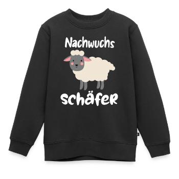 Nachwuchsschäfer Schafhirte Schäferin Schafe Schaf - Kinder Premium Organic Sweatshirt - Schwarz - Vorne - AI Model Kid Female (0cm)
