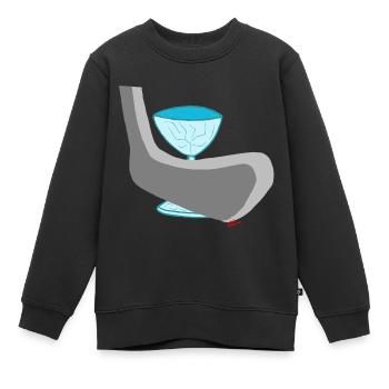 Die Zerbrechlichen - Kinder Premium Organic Sweatshirt - Schwarz - Vorne - AI Model Kid Female (0cm)