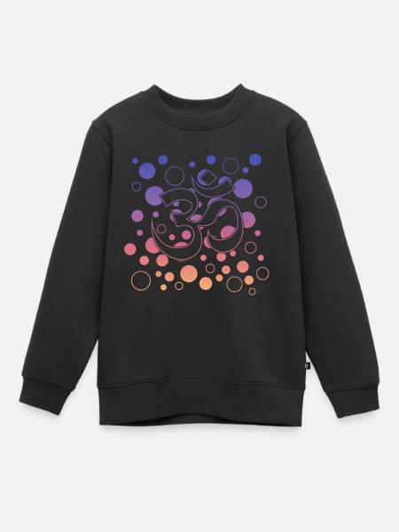 Yoga Namaste - Kinder Premium Organic Sweatshirt - Schwarz