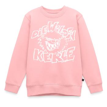 Die Wilden Kerle Original Logo used Look - Kinder Premium Organic Sweatshirt - Rosa - Vorne - AI Model Kid Female (0cm)