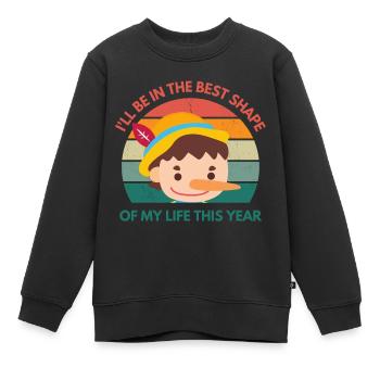 Best Shape Of My Life - Kids Premium Organic Sweatshirt - black - Front - AI Model Kid Female (0cm)