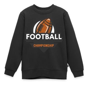 Ballsport - Kinder Premium Organic Sweatshirt - Schwarz - Vorne - AI Model Kid Female (0cm)