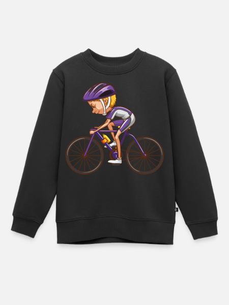Fahrrad - Kinder Premium Organic Sweatshirt - Schwarz