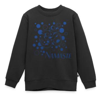 Namaste - Kinder Premium Organic Sweatshirt - Schwarz - Vorne - AI Model Kid Female (0cm)