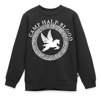 Lager Halbblut - Kinder Premium Organic Sweatshirt - Schwarz - Vorne - AI Model Kid Female (0cm)
