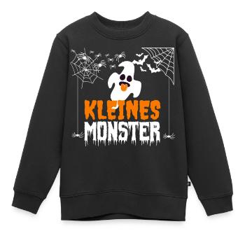 Kleines Monster lustiges Halloween Kostüm T-Shirt - Kinder Premium Organic Sweatshirt - Schwarz - Vorne - AI Model Kid Female (0cm)