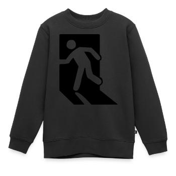 Beenden (V) - Kinder Premium Organic Sweatshirt - Schwarz - Vorne - AI Model Kid Female (0cm)
