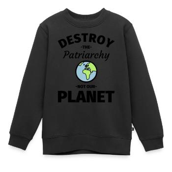 Feminismus Feministin - Kinder Premium Organic Sweatshirt - Schwarz - Vorne - AI Model Kid Female (0cm)