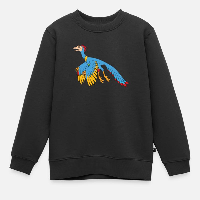 Archaeopteryx - Kinder Premium Organic Sweatshirt - Schwarz