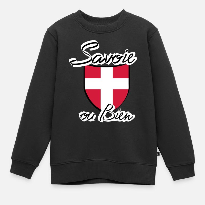 ecusson savoie - Sweat Premium enfant bio - noir