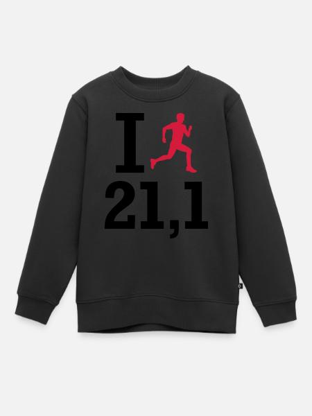 Marathon - Sweat Premium enfant bio - noir