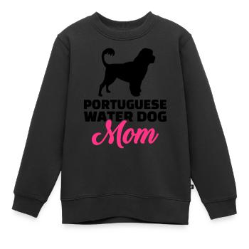 Portugiesischer Wasserhund - Kinder Premium Organic Sweatshirt - Schwarz - Vorne - AI Model Kid Female (0cm)