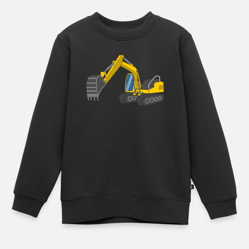 Bagger - Kinder Premium Organic Sweatshirt - Schwarz