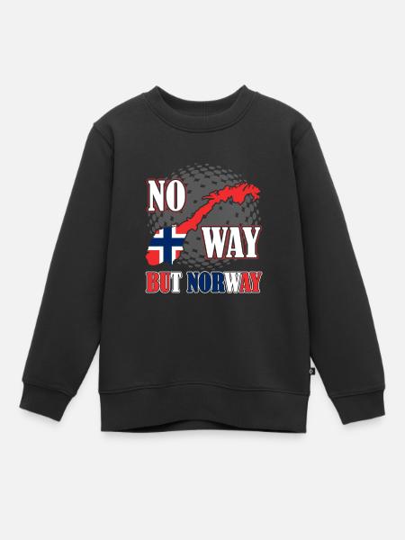 Norway Scandinavia Oslo gift - Kids Premium Organic Sweatshirt - black