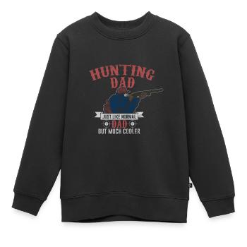Jagen Hunting - Kinder Premium Organic Sweatshirt - Schwarz - Vorne - AI Model Kid Female (0cm)