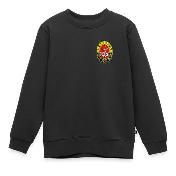 DDR Gesellschaft Für Sport Und Technik - Kinder Premium Organic Sweatshirt - Schwarz - Vorne - AI Model Kid Female (0cm)
