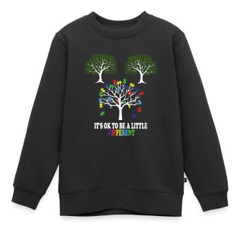 Autismus - Kinder Premium Organic Sweatshirt - Schwarz - Vorne - AI Model Kid Female (0cm)