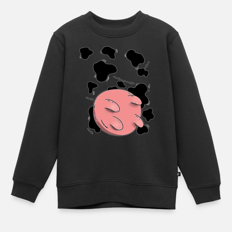 Conception du pis de vache - Sweat Premium enfant bio - noir