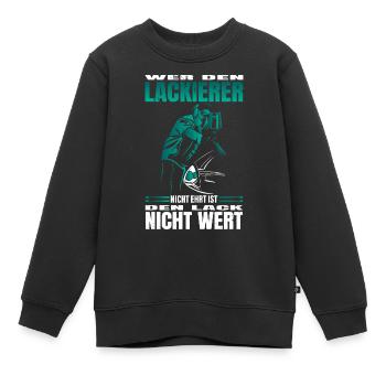 Maler und Lackierer - Kinder Premium Organic Sweatshirt - Schwarz - Vorne - AI Model Kid Female (0cm)