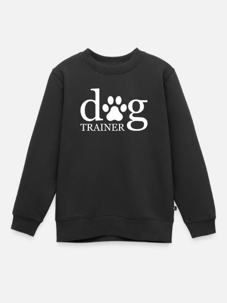 Drôle de chien dresseur de chien école de chien - Sweat Premium enfant bio - noir
