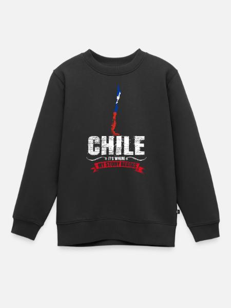 Chili - Sweat Premium enfant bio - noir