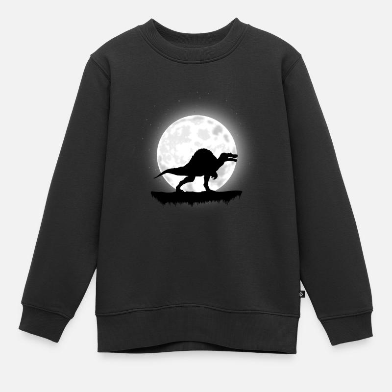 Spinosaurus Dinosaurier Fleischfresser - Kinder Premium Organic Sweatshirt - Schwarz