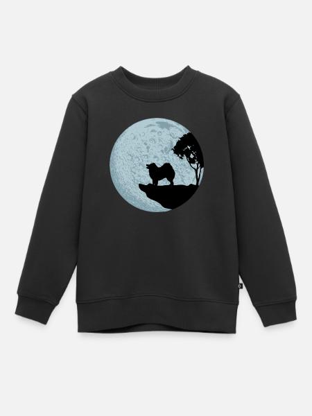 Samoyède - Sweat Premium enfant bio - noir