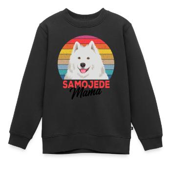 Samojede - Kinder Premium Organic Sweatshirt - Schwarz - Vorne - AI Model Kid Female (0cm)