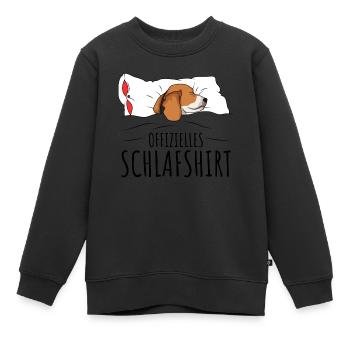Beagle - Kinder Premium Organic Sweatshirt - Schwarz - Vorne - AI Model Kid Female (0cm)