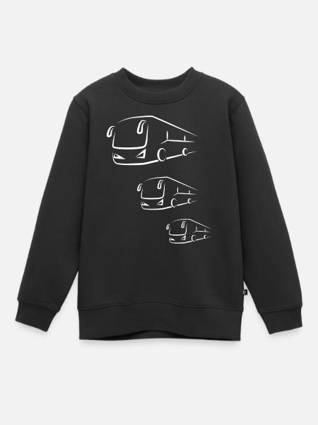 Bus bus bus autobus scolaire - Sweat Premium enfant bio - noir