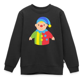 Kasper Kasperle - Kinder Premium Organic Sweatshirt - Schwarz - Vorne - AI Model Kid Female (0cm)