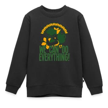 Feministin Feminismus Emanzipation Geschenk - Kinder Premium Organic Sweatshirt - Schwarz - Vorne - AI Model Kid Female (0cm)