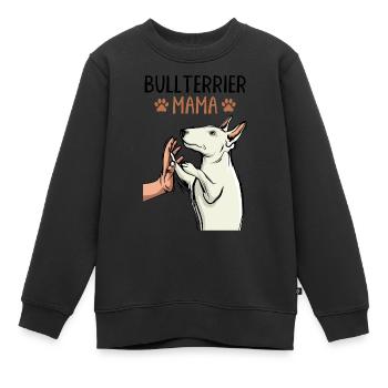 Bullterrier - Kinder Premium Organic Sweatshirt - Schwarz - Vorne - AI Model Kid Female (0cm)